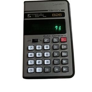 Teal 826 Electronic Calculator